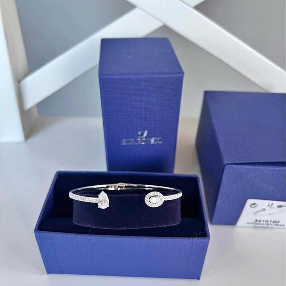 Swarovski Attract Hinged Bangle
